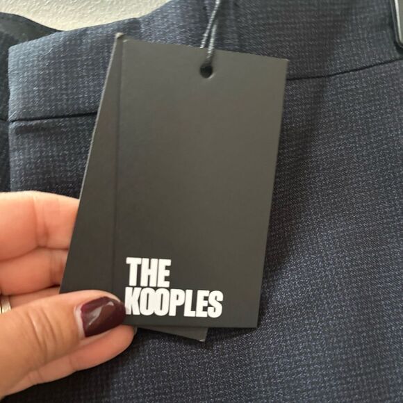 NWT Men’s The Kooples Slim Fit Wool Suit Dress Pants.  European size 44. US 28 - Picture 6 of 9